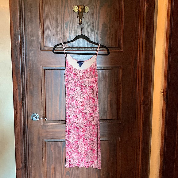 Ann Taylor Paisley Floral Pink Dress Size 6 - Picture 1 of 4